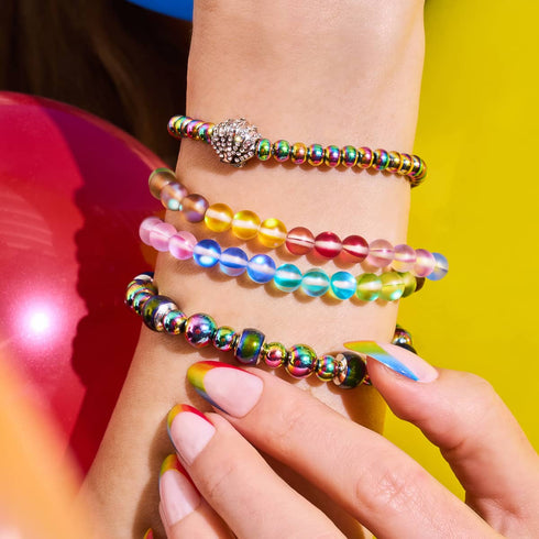 Chromata | Licorne Argent | Bracelet Mood Stone